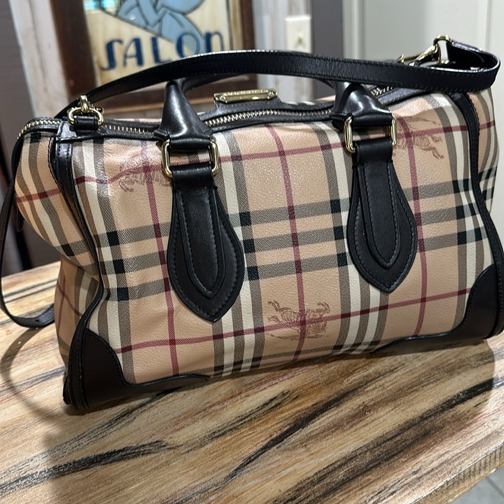 BURBERRY HAYMARKET GLADSTONE TOTE - Picture 7 of 16